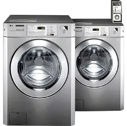 Imagem de duas maquinas de lavar